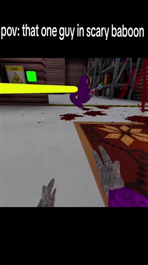 scary baboon #funny #gaming #vr #baboon #scary