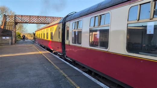 11K views · 297 reactions | Our 2025 Santa Specials begin today!  16440 arriving into Butterley station this morning ahead of the first departure | Midland Railway - Butterley | Facebook