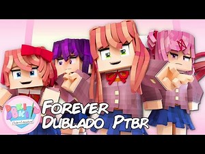 "Doki Doki Forever"|Ddlc Minecraft Animation Music Video(dublado ptbr)