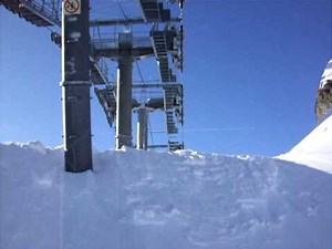 world scariest chair lift, Val d'Isere, France