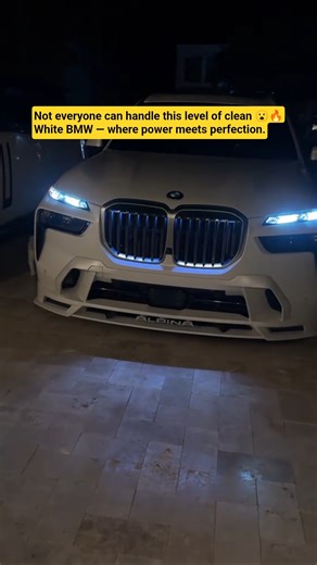 White BMW shining like royalty on the streets 🤍🔥#automobile #motivation #bmw