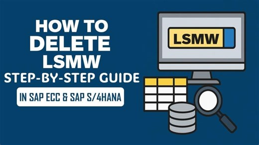 How to Delete LSMW in SAP | Step-by-Step Guide #SAP #LSMW #SAPTechnical #SAPTutorial #datamigration | sampath kumar
