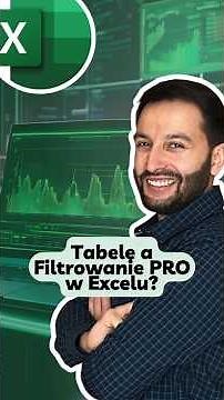 🚀 Excel - Triki 🟢 Tabele a Filtrowanie PRO w Excelu ❓ 🚀 PRACUJ SZYBCIEJ Z EXCELEM 😎 #excel