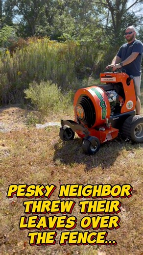 4.4K views · 27 reactions |  We’ve got some pesky neighbors who keep throwing their leaves over the fence…  Just kidding  — that’s no problem when you’ve got the Billy Goat Z3002 blower on your side!  This beast doesn’t just move leaves — it clears the block. #BillyGoat #Z3002 #LeafSeason #TLE #BlowerBeast #TuskaloosaLawnEquipment | Tuskaloosa Lawn Equipment | Facebook