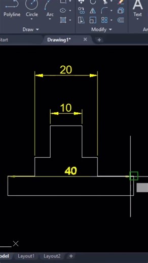 Autocad Dimension space command #autocad #cadsoftware #autocadblocks