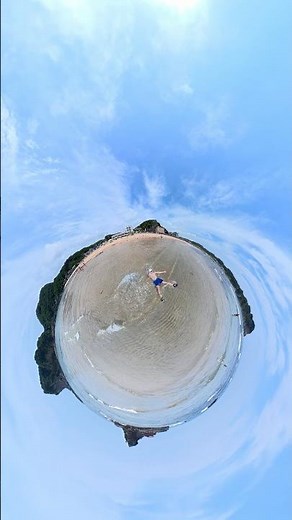 関東地方にこんな透明度の高い海があるんだ⁉️とびっくりした千葉県勝浦市の守谷海水浴場 #osmo360 #dji