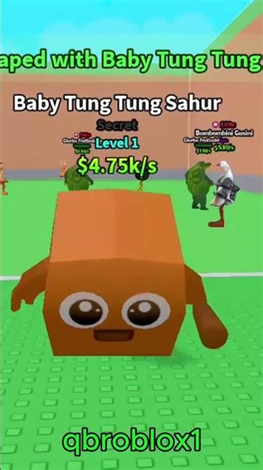 I Stole BABY SAHUR Secret #fyp #roblox #stealabrainrot