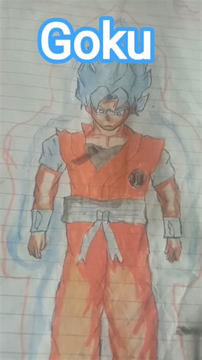 Aggressive Goku SSj Blue 🔵💙💙 #goku #anime #art #dragonball #howtodraw