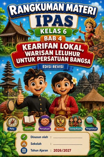 Rangkuman Materi & LKPD IPAS Kelas 6 Bab 4