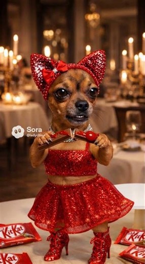 Lady Chica Tries the KitKat Challenge 🍫✨ Stay Fabulous