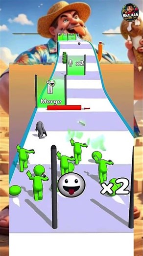 😂 Crazy Funny Run Game Challenge 🏃‍♂️🔥 Epic Runner Fun #Shorts #RunGame #Gaming