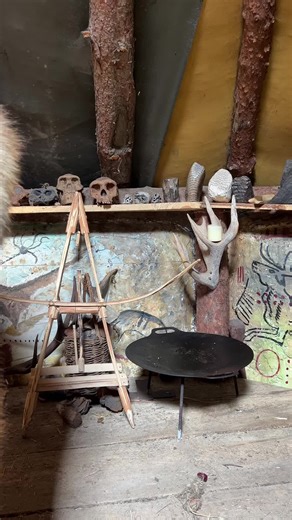 Making Obsidian Arrowheads in the Cave