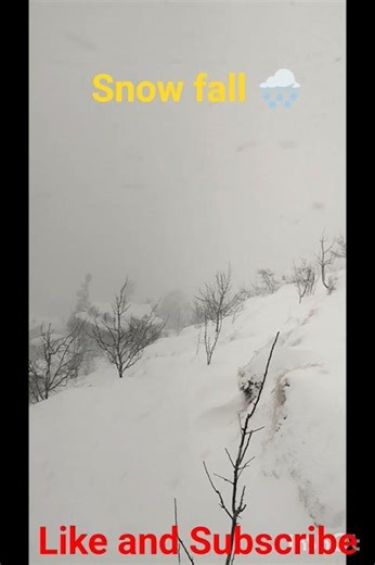 1st snow fall 🌨️🌨️