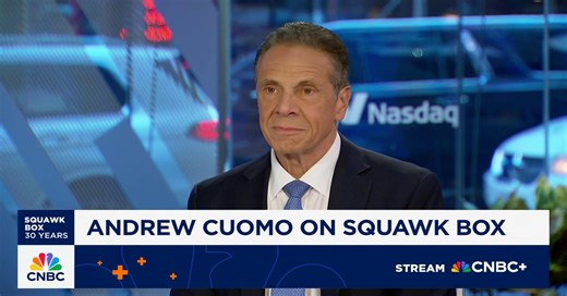 Watch CNBC's full interview with former New York Governor Andrew Cuomo