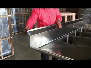 Stainless Steel Three Compartment Sink Commercial Kitchen sinks