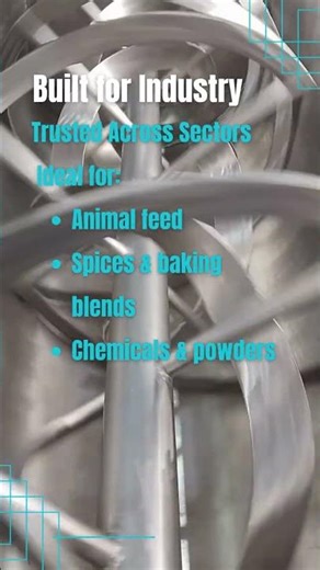 Precision Mixing, Perfect Results | The Facet Engineering Ribbon Blender