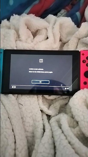 Nintendo Switch "Unable to start software" error. #nintendoswitch
