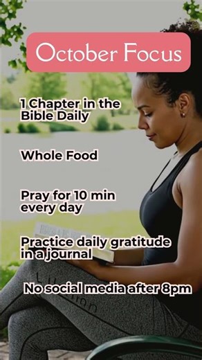 5 Things I’m Focusing on This October | Faith & Weight Loss Journey