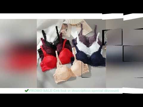 Women's Sexy Lace Thin Bra with Underwire Plus Size Traditional Lace Bra Gathering Steel Ring Breast