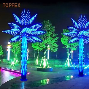 [Hot Item] Luces de palmeras iluminadas con LED azul para fiestas y decoración del hogar