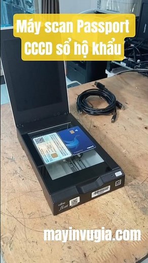 Máy scan Fujitsu fi-65f | scan Passport căn cước công dân sổ hộ khẩu.