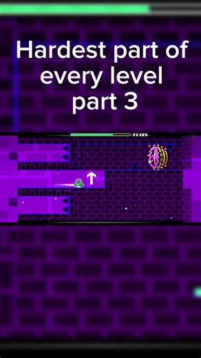 Hardest Parts of Geometry Dash Levels - Part 3