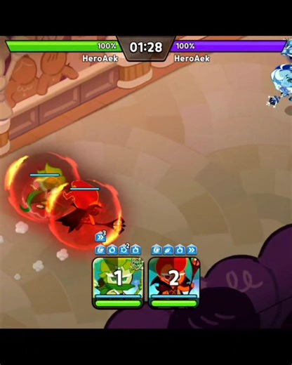 Wind Archer Cookie & Fire Spirit Cookie Vs Shadow Milk Cookie 💀 #cookierun #cookierunkingdom #crk