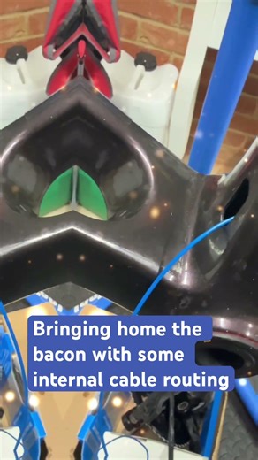 Internal cable routing can be tricky, it’s often best to take it into your local bike shop 🚴