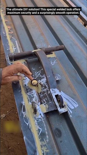 Amazing DIY Metal Door Lock