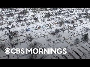 Nearly 50 inches of snow covering the city of Buffalo
