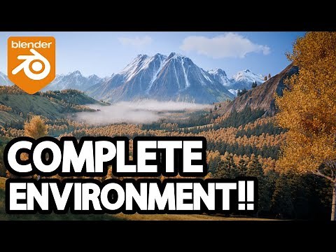 New All in One Blender Addon For Environment Creation