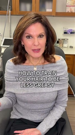 Train your hair to be LESS greasy