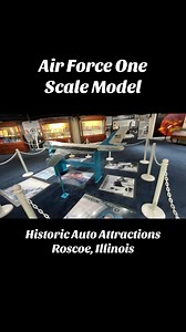 22K views · 272 reactions | Here is a scale model of Air Force One located at Historic Auto Attractions museum in Roscoe, Illinois. #History #presidents #airforceone #airplane | Freyzel Productions | Facebook