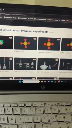 Website for Students | Perform Chemistry Experiments Online | Part 1
