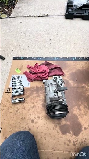 2016 Mercedes C300 A/C compressor replacement