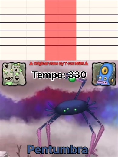 pentumbra (video credits:T-rox MSM) - Ethereal unity - MSM composer tutorial #mysingingmonsters #msm