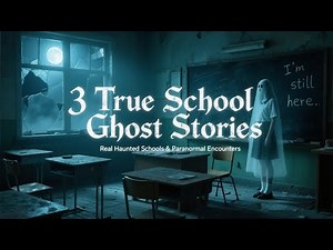 3 True School Ghost Stories for Sleep | Real Haunted Schools and Paranormal Encounters_