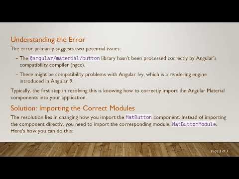 Resolving the Angular 10 Compatibility Issue with Angular Material Components