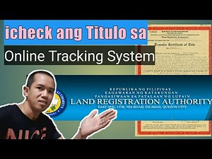 Online Tracking of Land Title Applications Register of Deeds | Paano verify Titulo ng Lupa