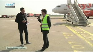Le 1er vol EasyJet à l'aéroport de Strasbourg-Entzheim