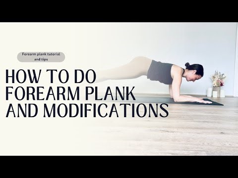 FOREARM PLANK TUTORIAL (learn forearm plank set up and beginner variations)