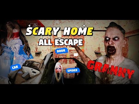 Granny Scary House 🔐 |All Escapes Horror #granny #gaming