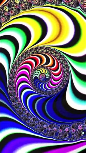 #fractal #trippy #animation I Zoomed Into the Mandelbrot Set… and Things Got INSANE!