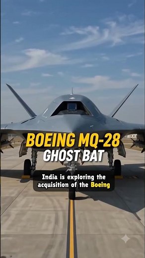Exploring the Boeing MQ-28 Ghost Bat Drone in India! #defence #india #shorts