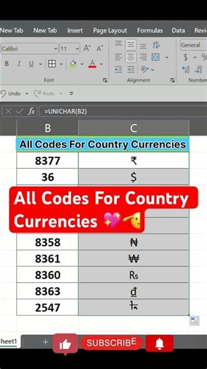 country codess easy trick #excel #exceltips #exceltricks #exceltutorial #excelformula #excel