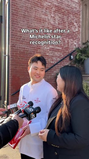 Business partners and life partners, Chef Wei Chen and Carrie Ko share that they got straight back to business after winning a Michelin star, the first in Boston history! Chen started making soy sauce and Ko sweeping the floors to ensure the customers are incredibly satisfied with their experience at this 10 seat restaurant in South End⭐️#mybostonuncovered #foodanddrink | Boston Uncovered