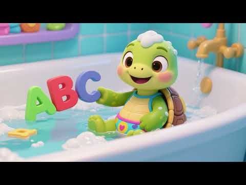 Baby Turtle’s ABC Bath | Alphabet Learning Song for Kids