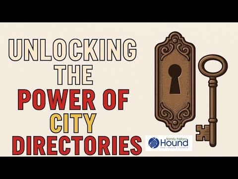 Unlocking the Power of City Directories | Genealogy Research Tips
