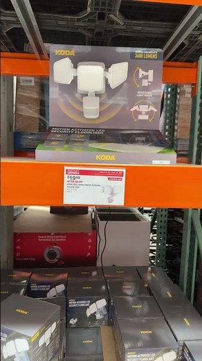 Koda motion activated led security flood light at Costco