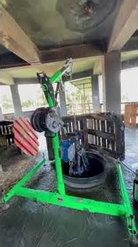 3M Brazo Davit y Pole Hoist. Espacios Confinados